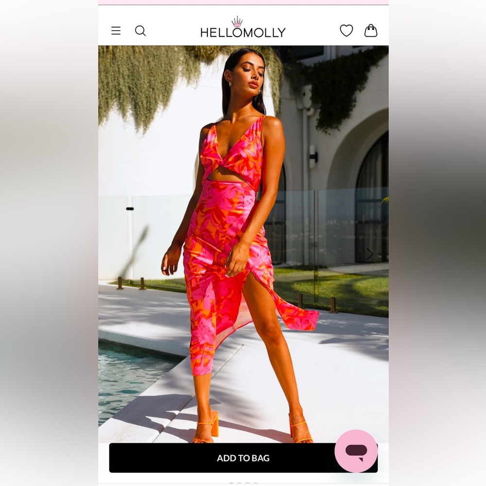 Hello Molly Lovely Camellia Floral Maxi Dress